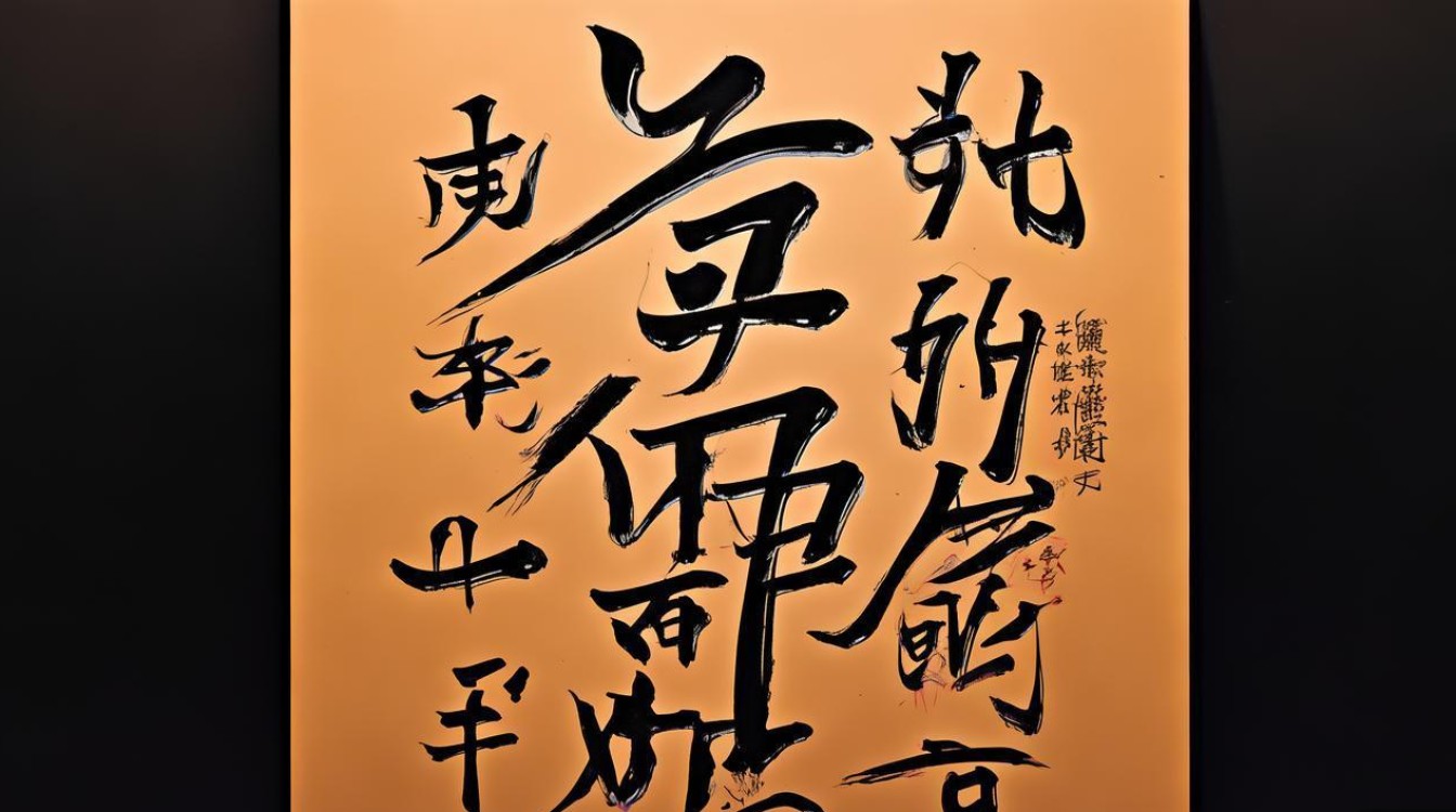 绕字的书法