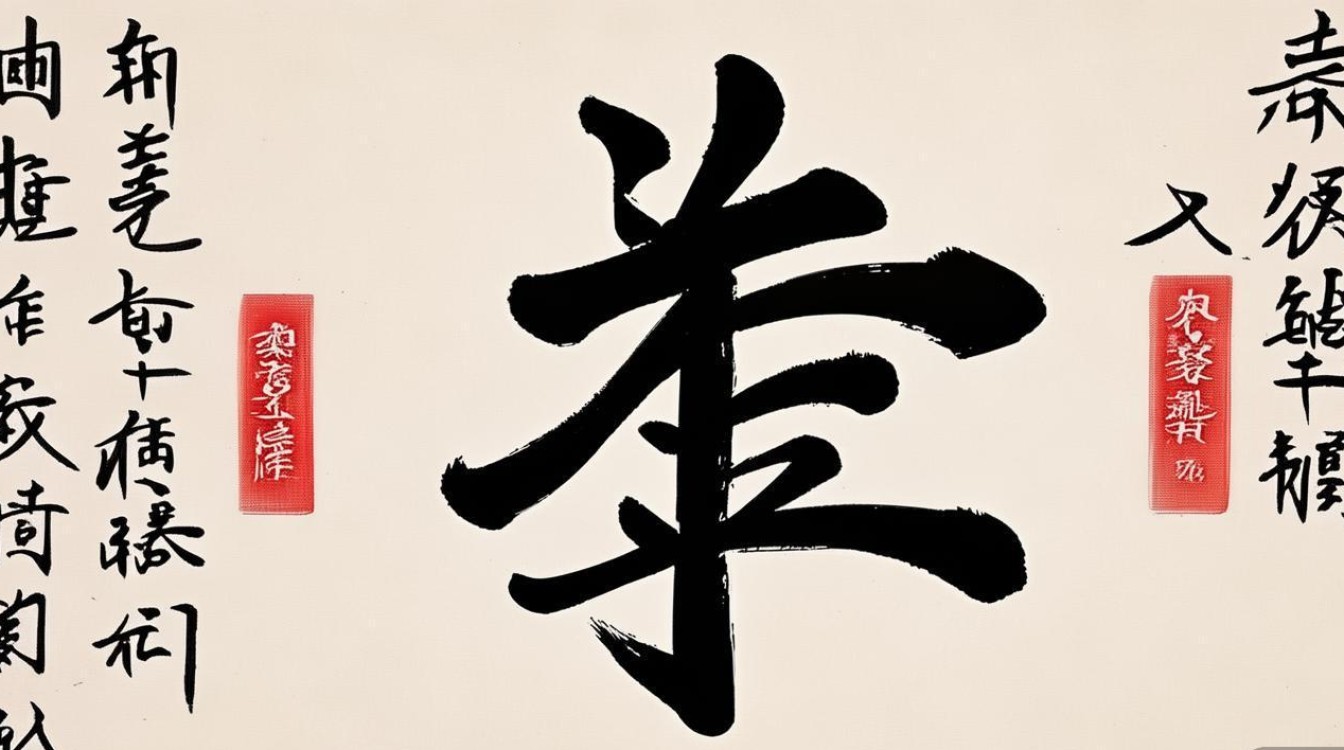 旷字的书法