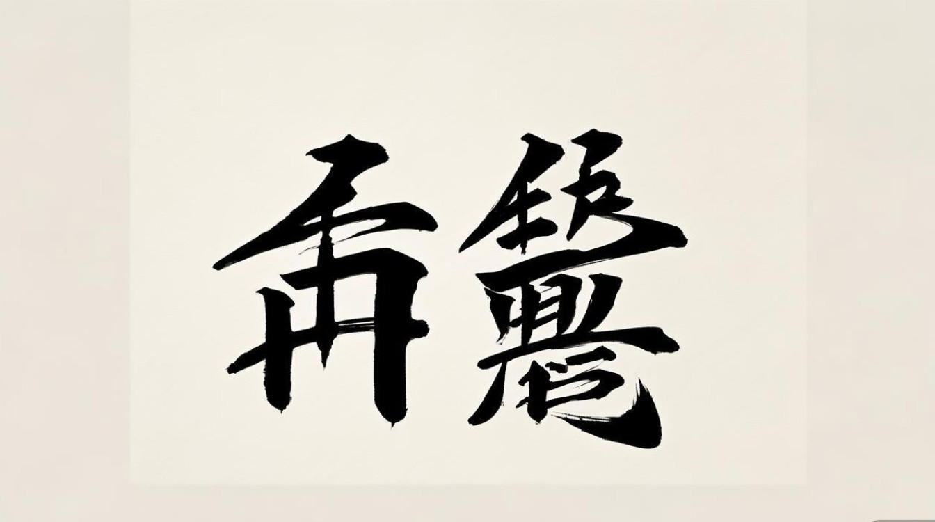 乾字书法图片