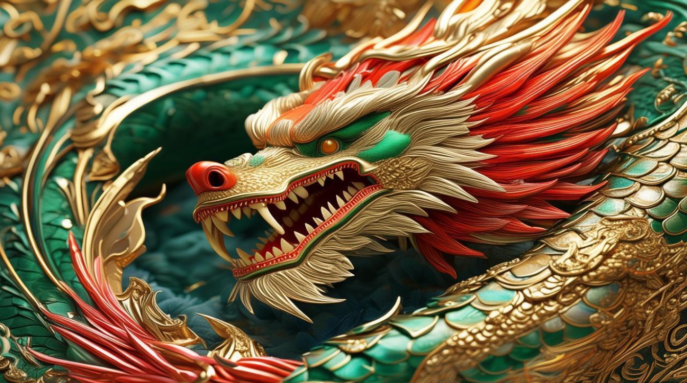 龙凤镶金翡翠