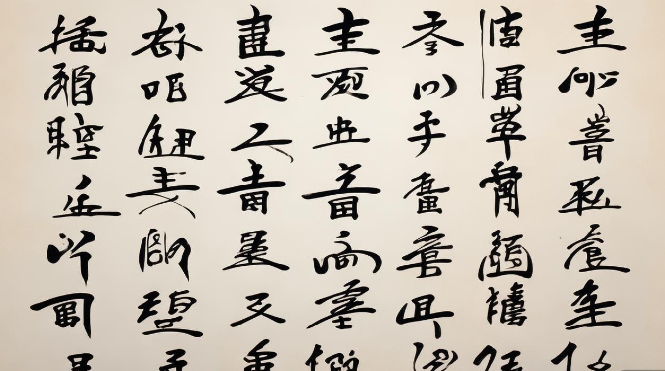 岳福豹书法