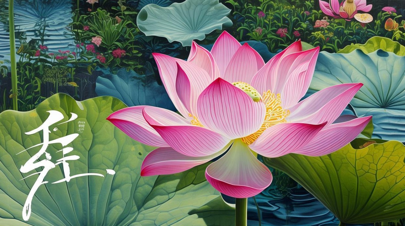 荷花国画家