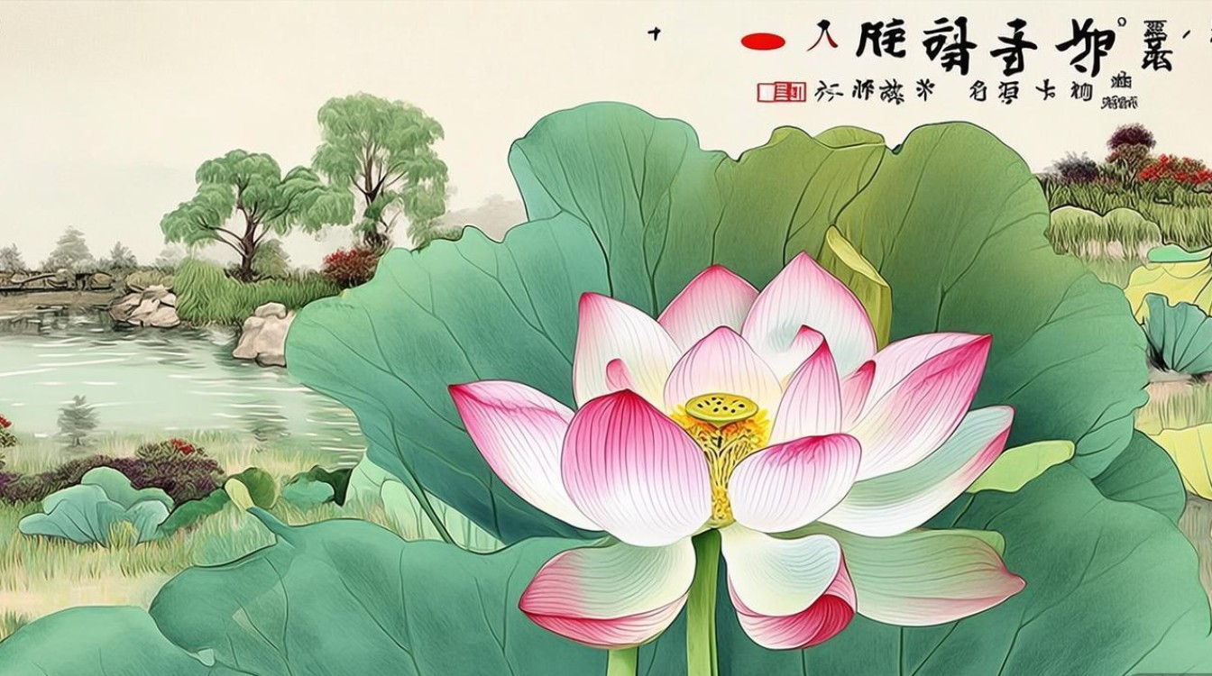 荷花国画家