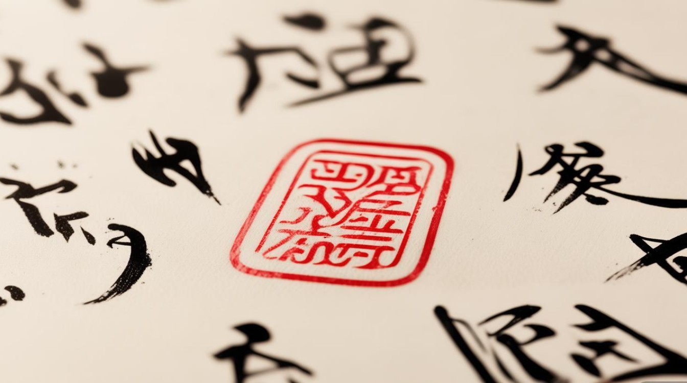 书法作品图章