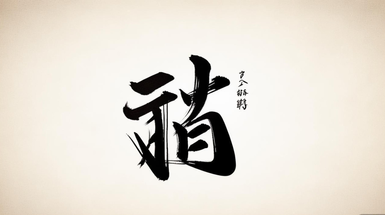 才字书法图片