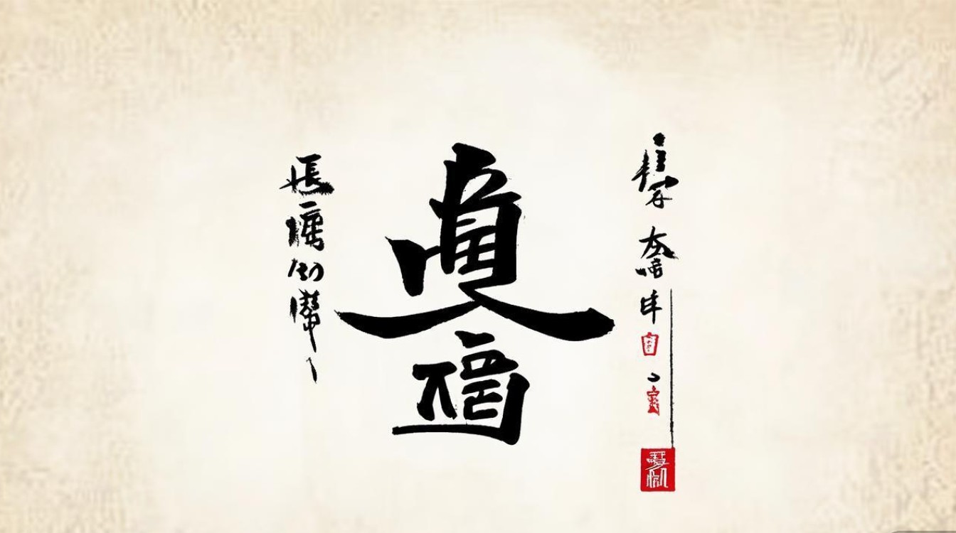 才字书法图片