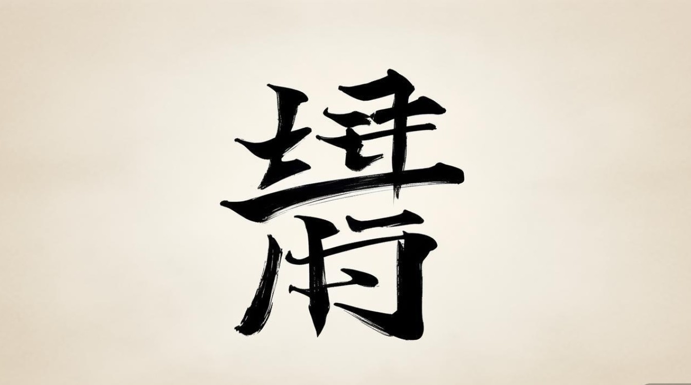 才字书法图片