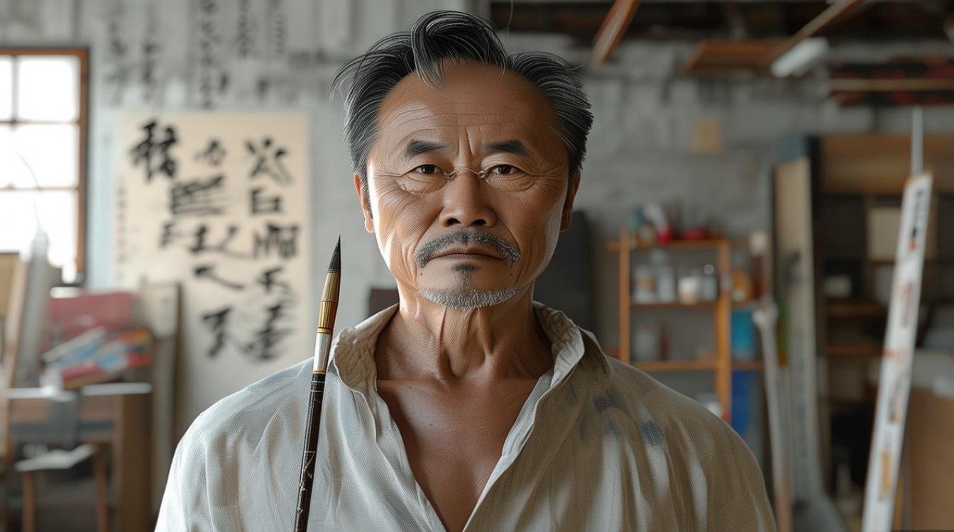 书画家萧军