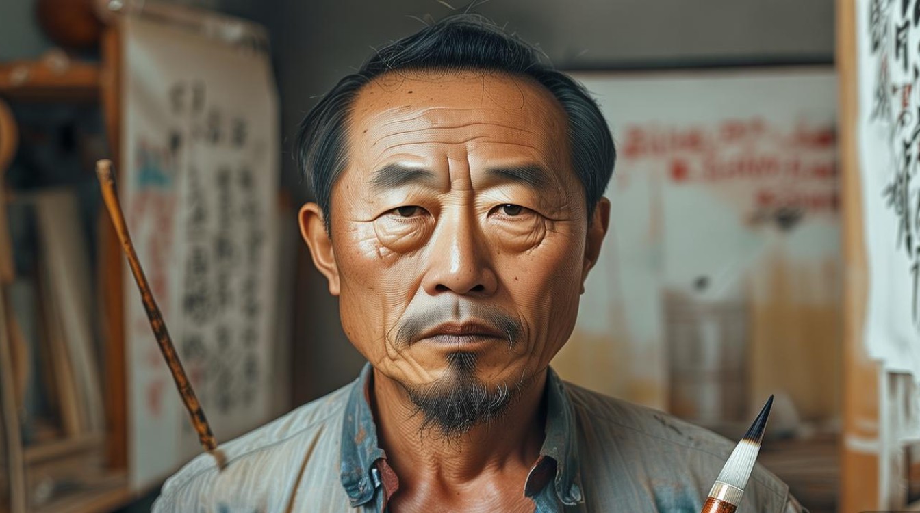 书画家萧军