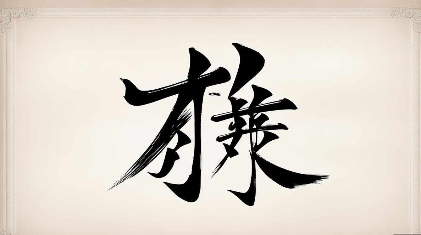 撷字的书法
