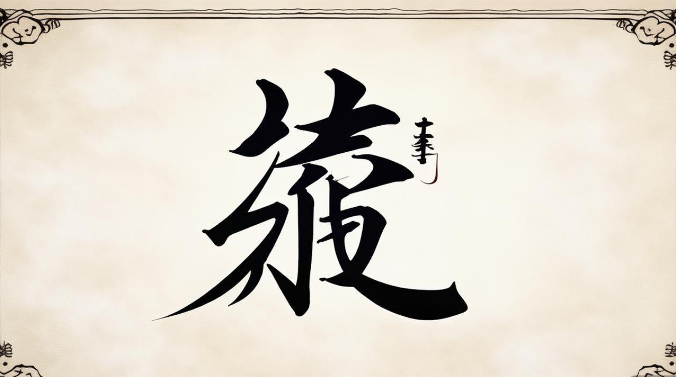 撷字的书法