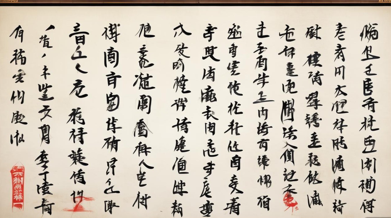 长风书法作品