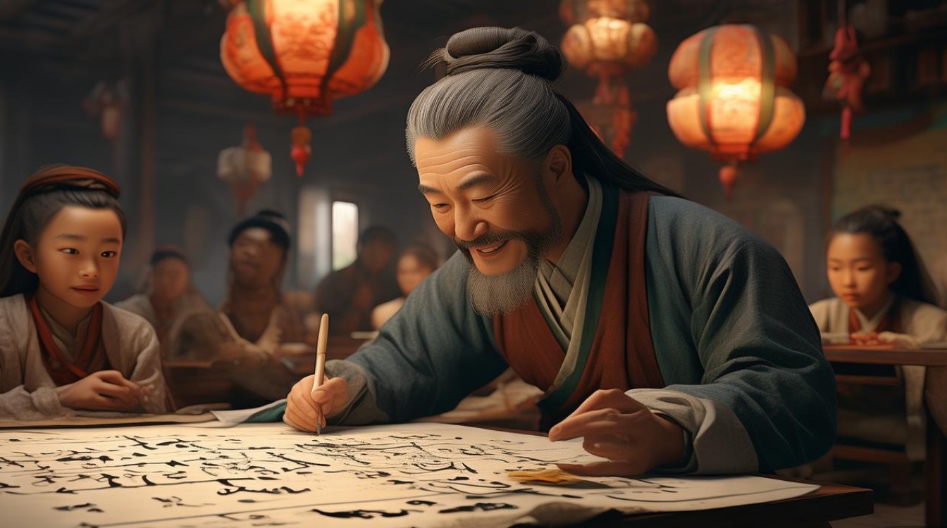 界首教书法的