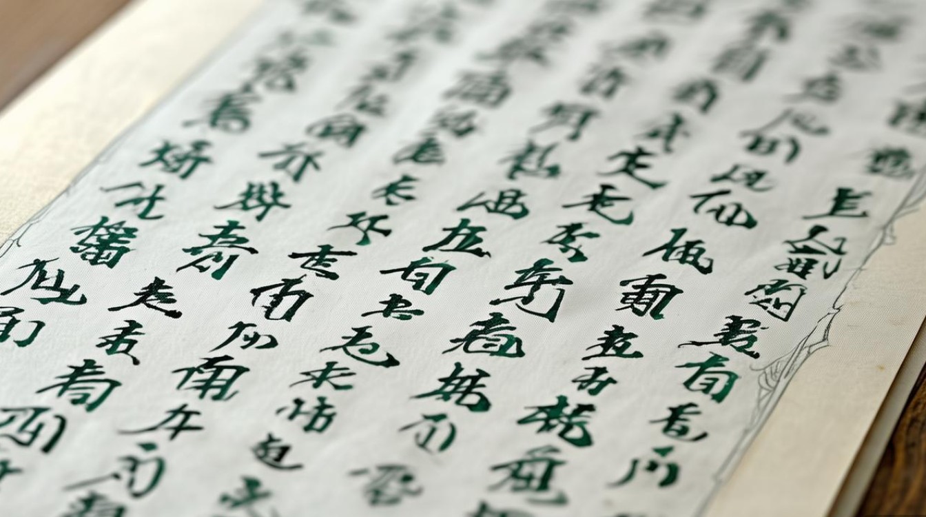 行书 翡翠