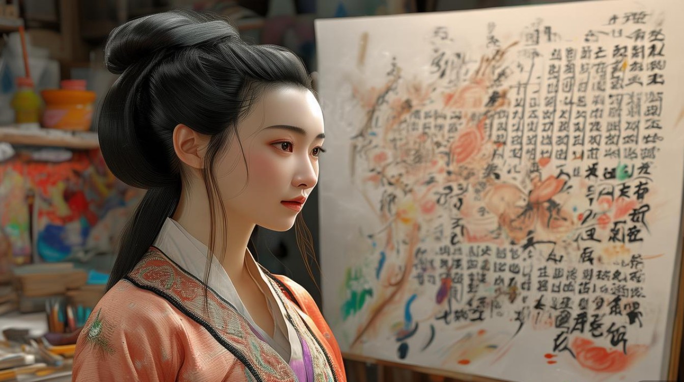 杨冠芬女画家