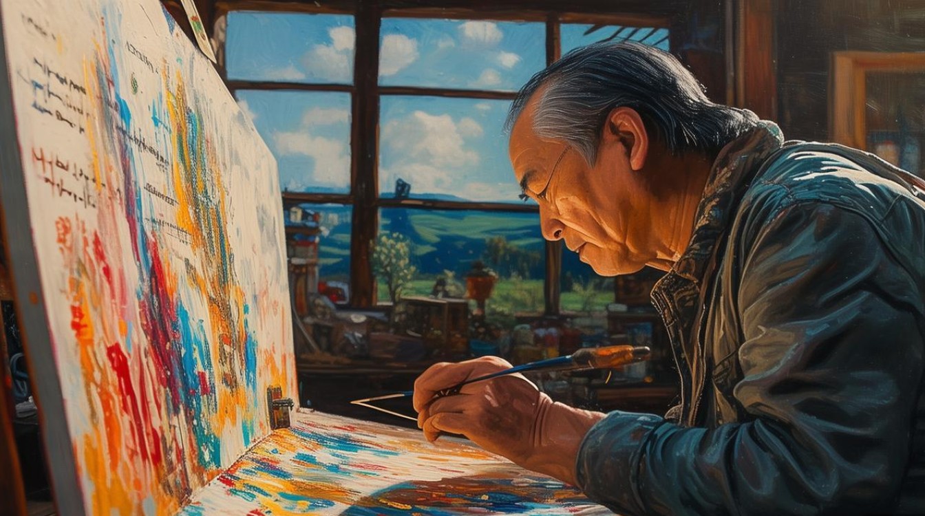 油画家边涛