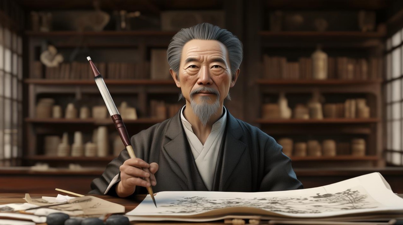 浪伯书画家