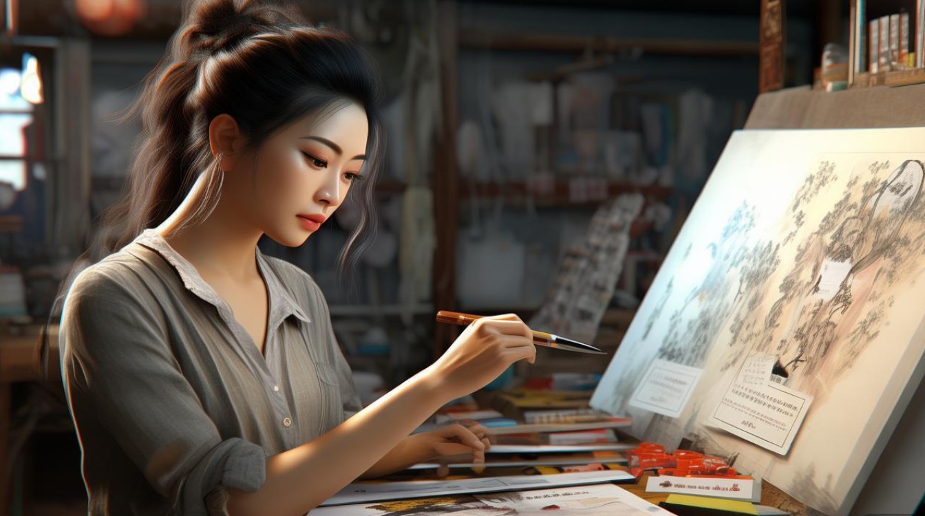 张利女画家价格