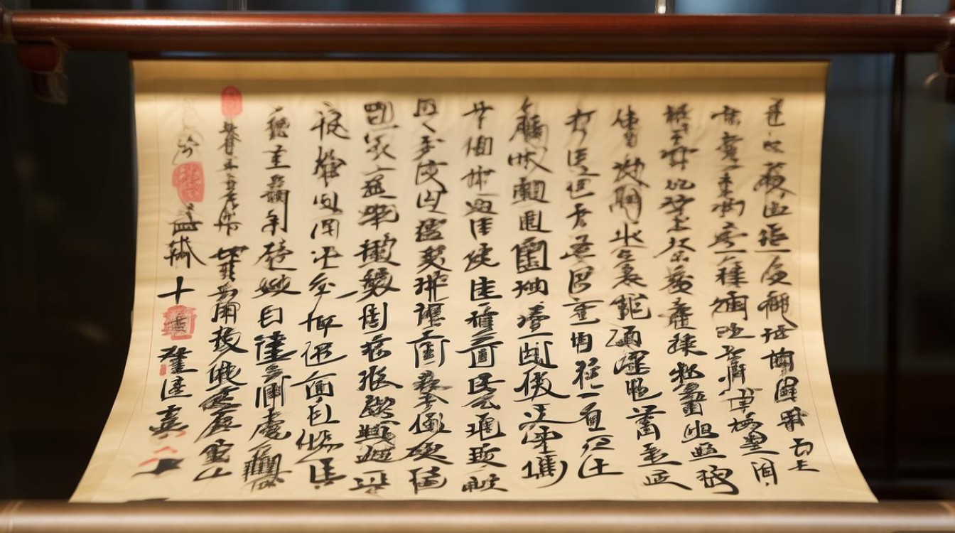 心经书法悬挂