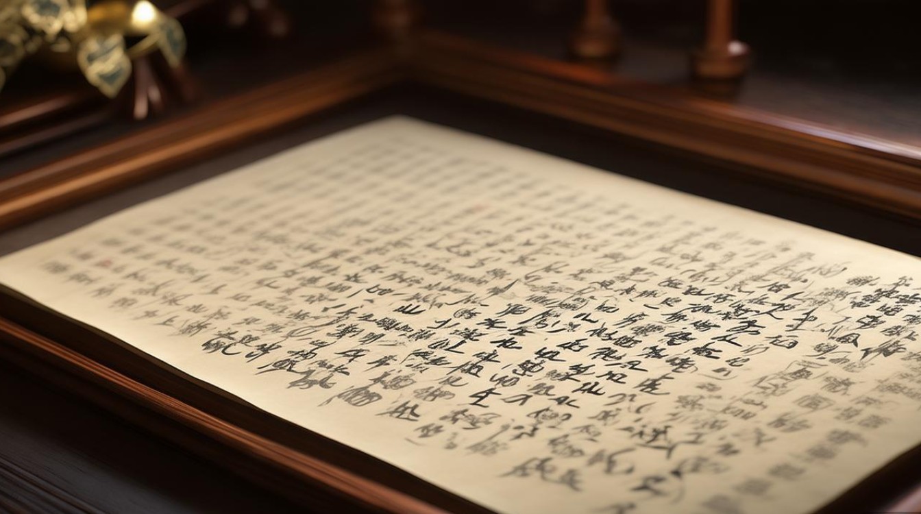 心经书法悬挂