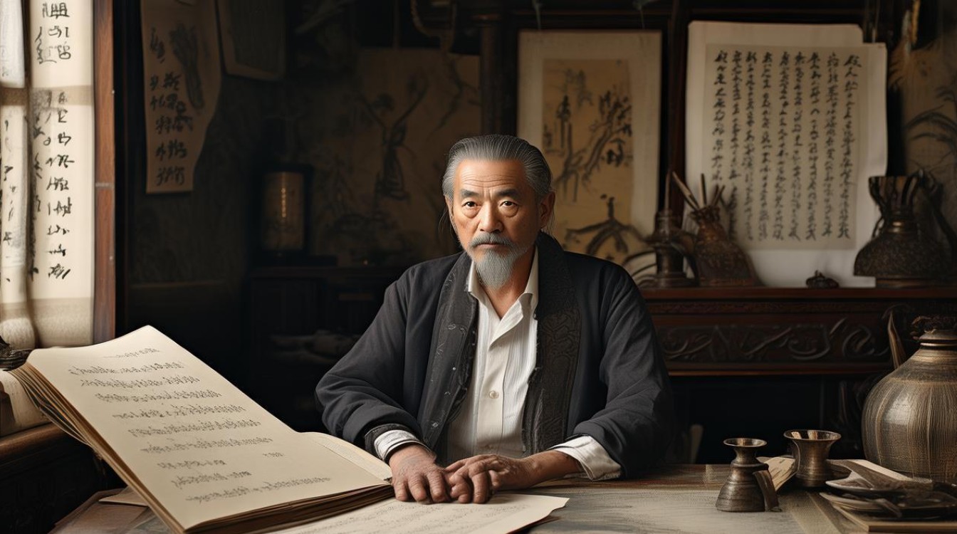 作诗书画家