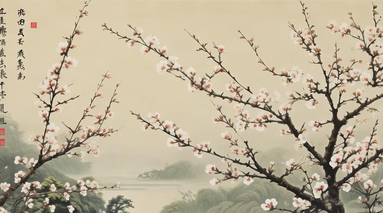 画家孙迪的梅花