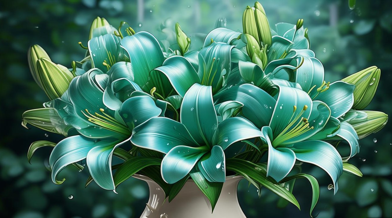 翡翠百合花的寓意