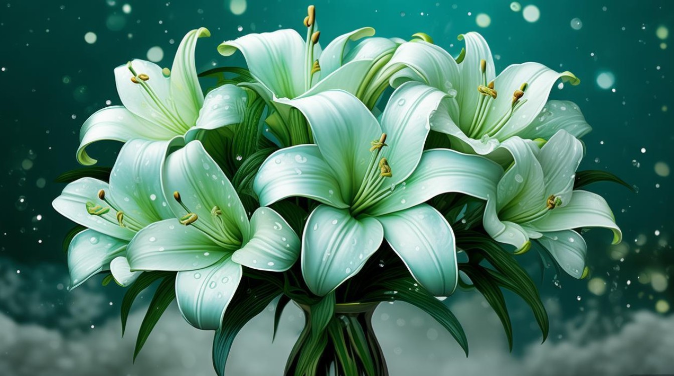 翡翠百合花的寓意