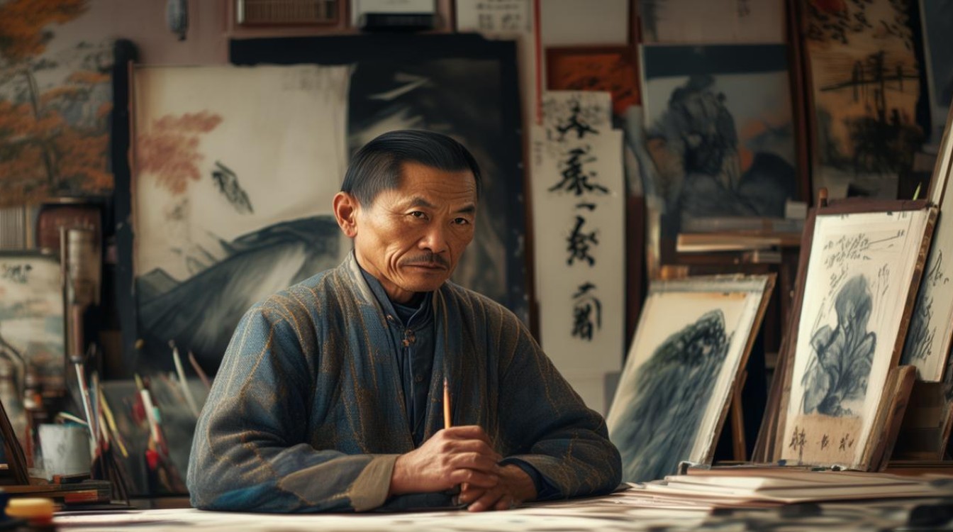 国画家张捷