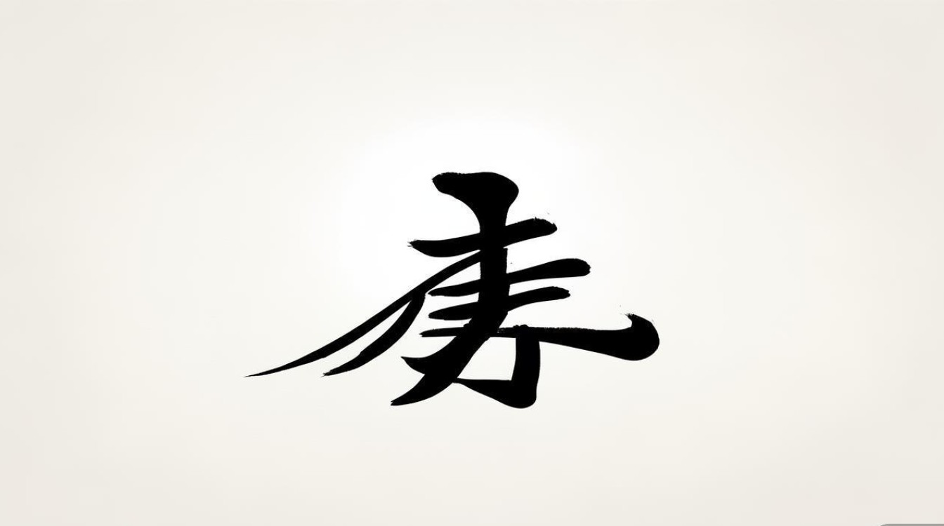 书法个丰字