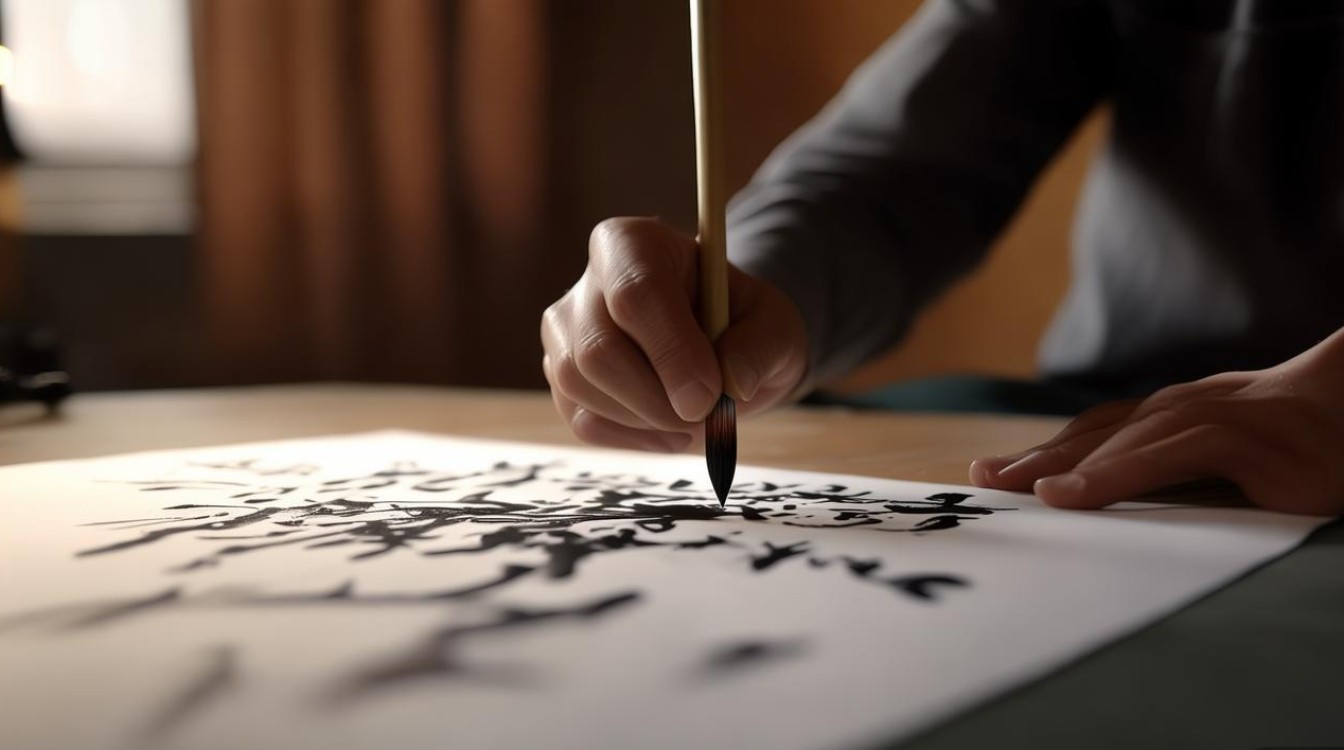 书法现场创作视频