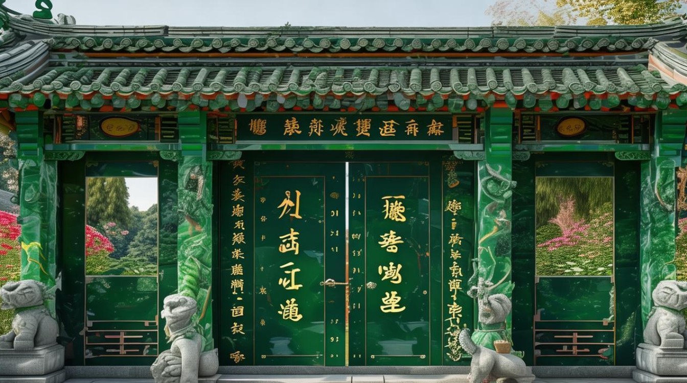 翡翠五福临门图片