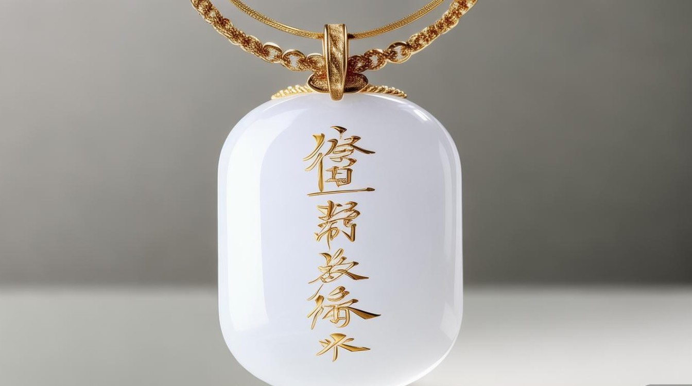 吊坠白色翡翠吊坠图片