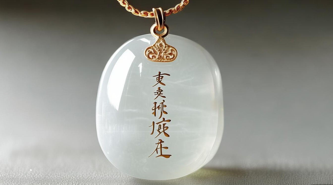 吊坠白色翡翠吊坠图片