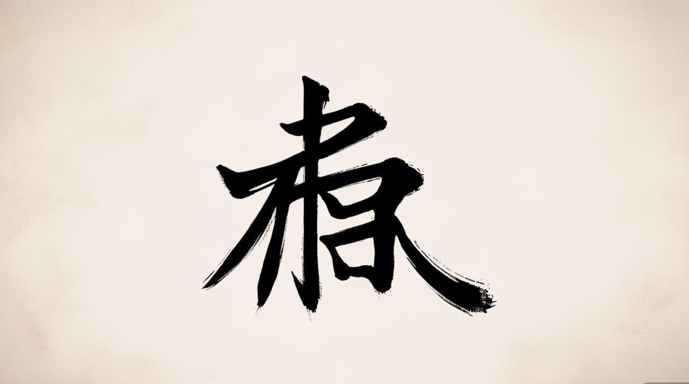 已字的书法