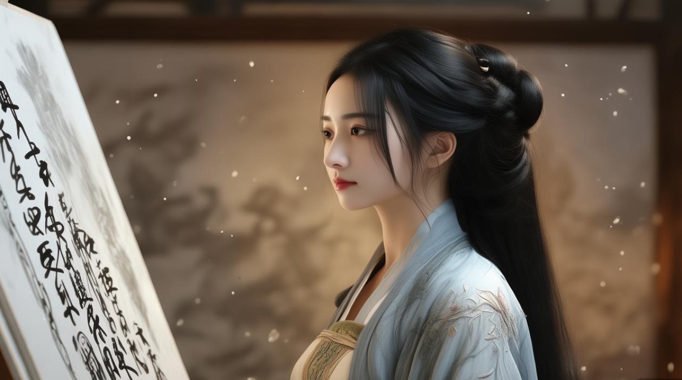 张蔚星女画家