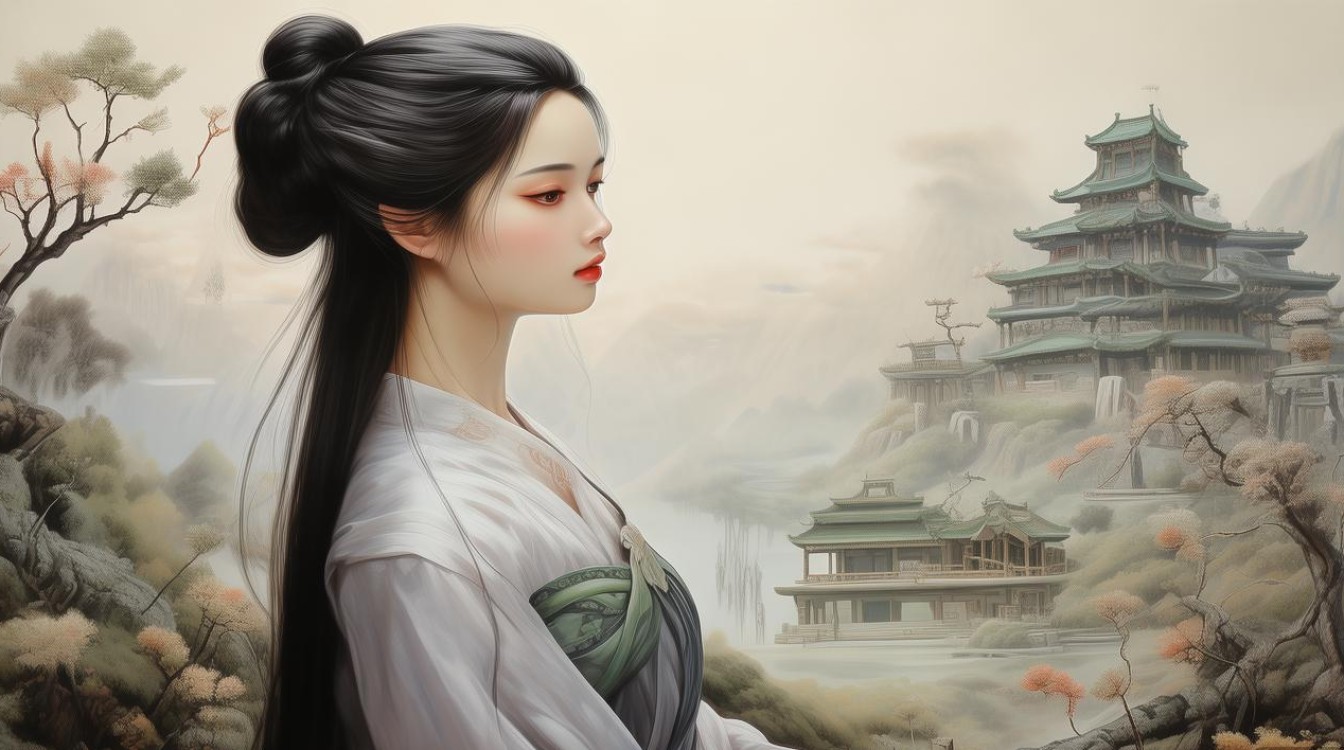 仕女画家彭