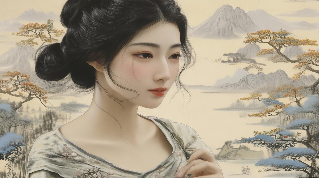 仕女画家彭