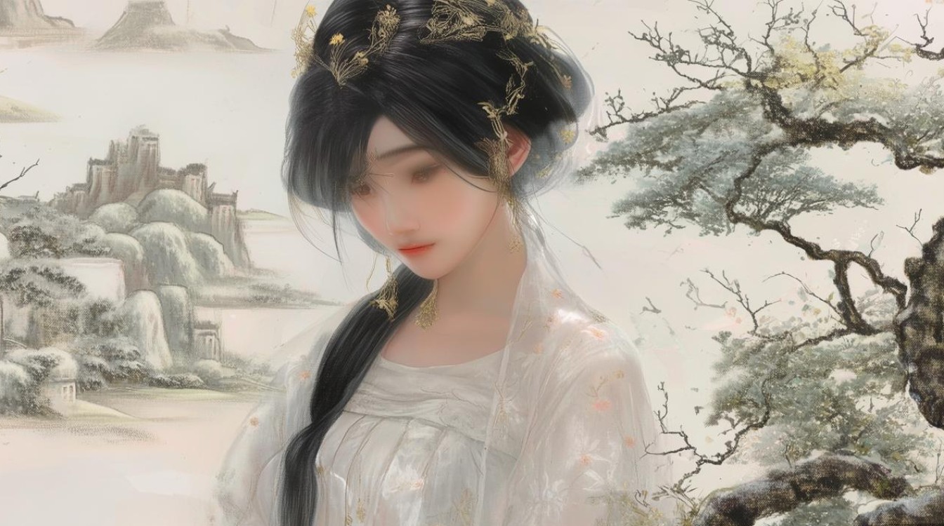 仕女画家彭