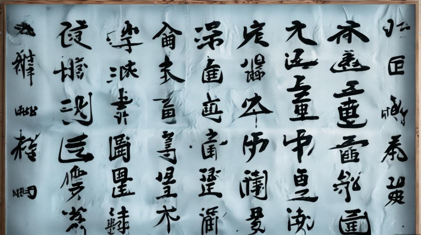 书法水洗布