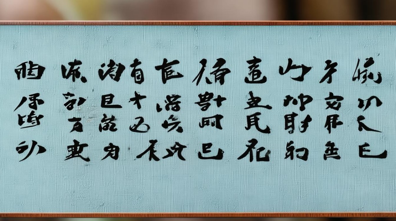 书法水洗布