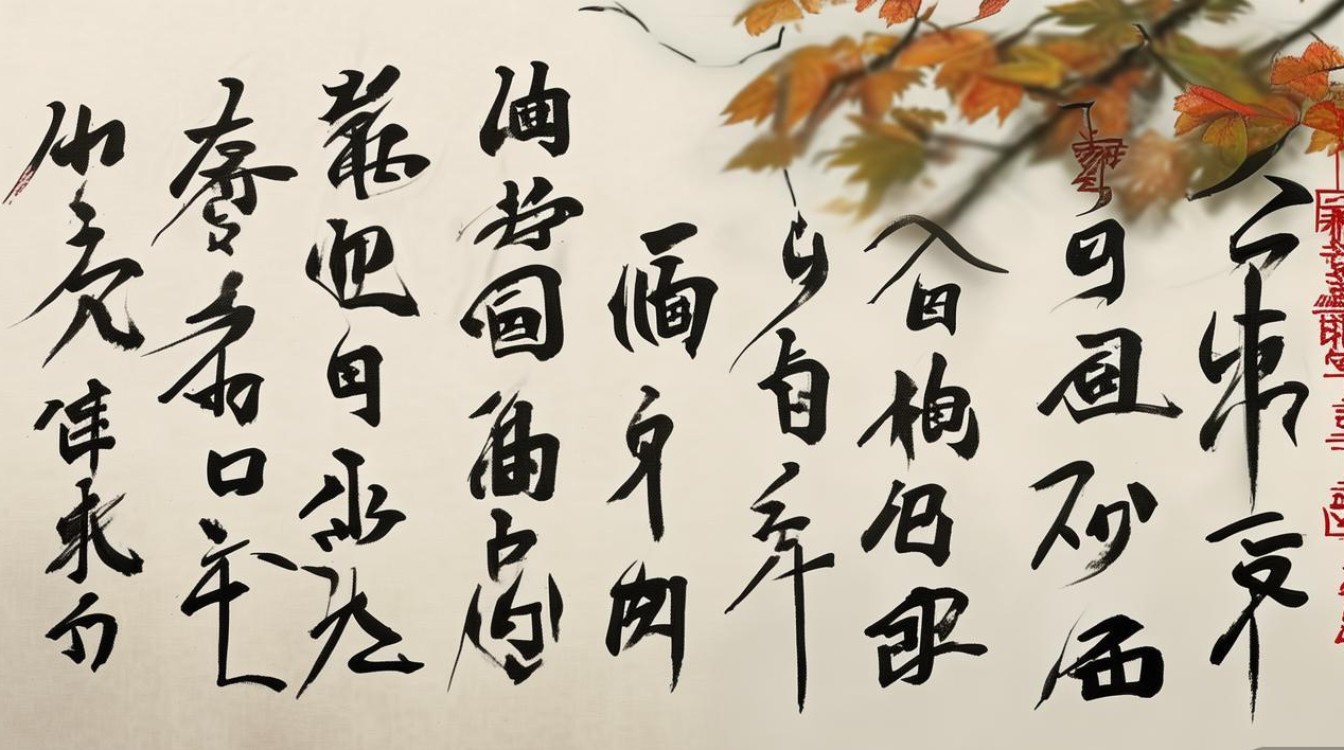 秋国才书法