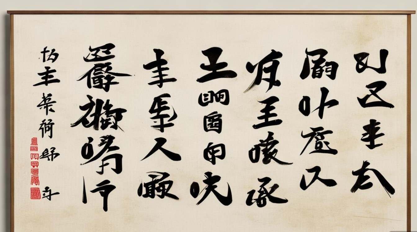 秋国明书法