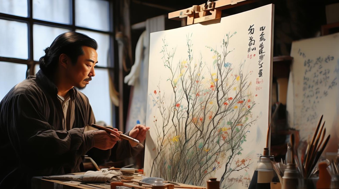 工柳油画家