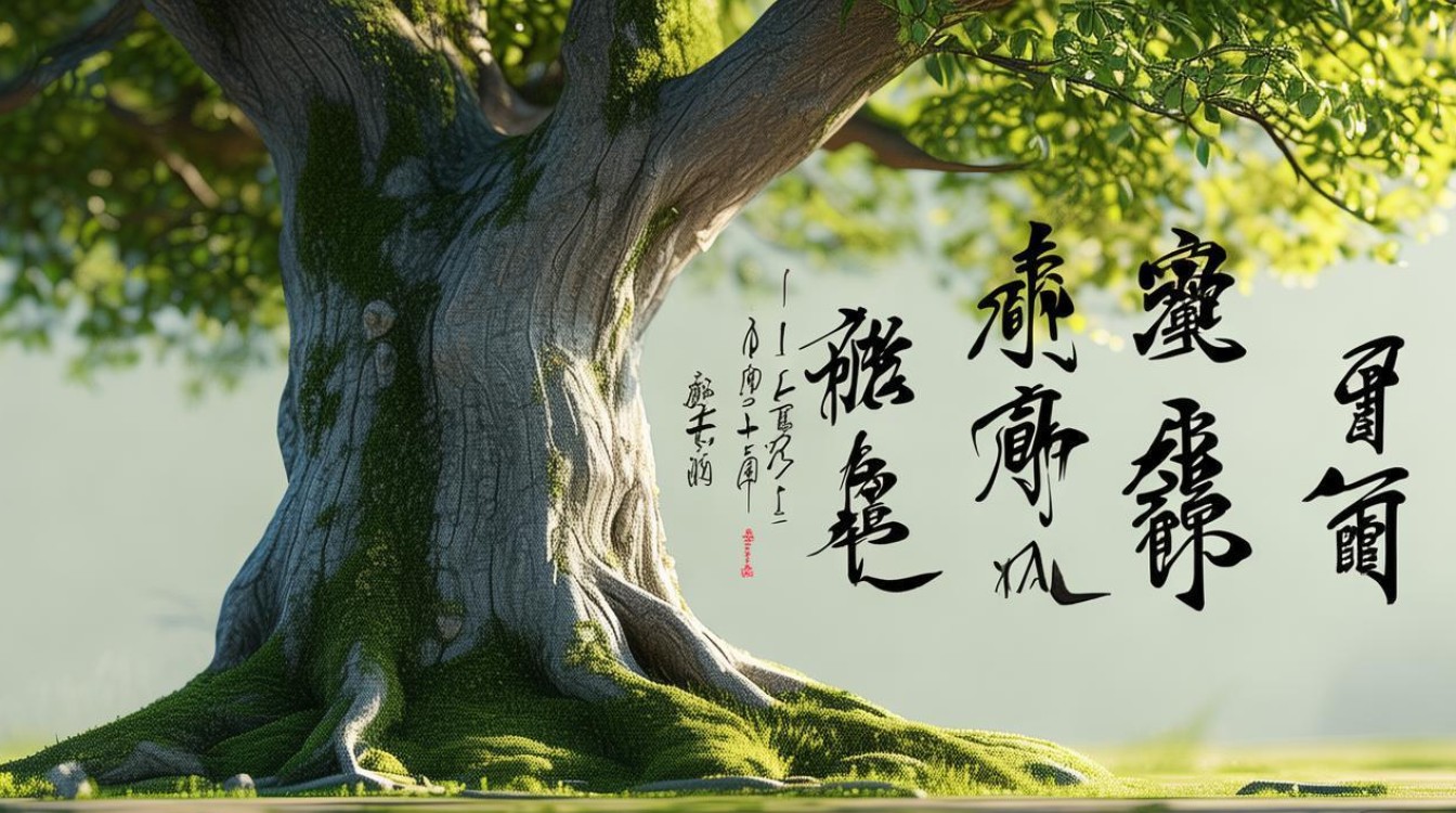 树字书法楷书