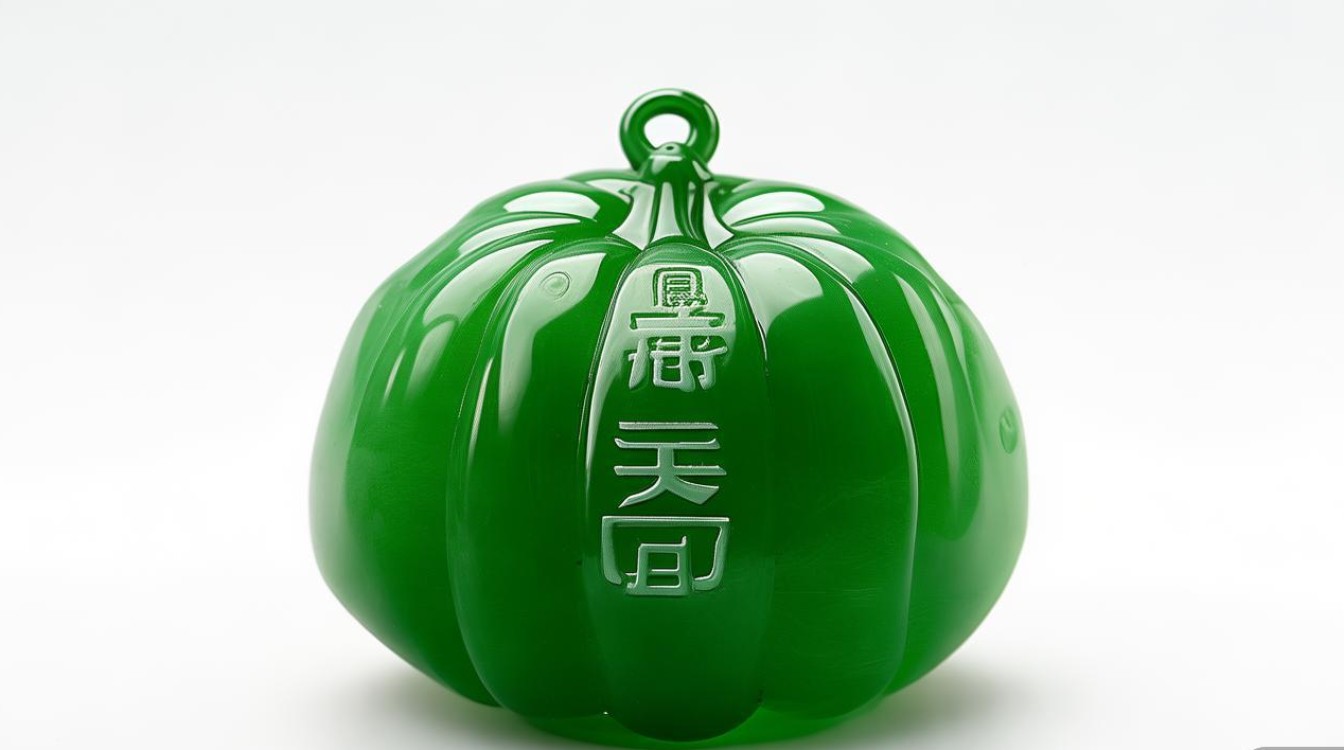 冰种翡翠吊坠福瓜