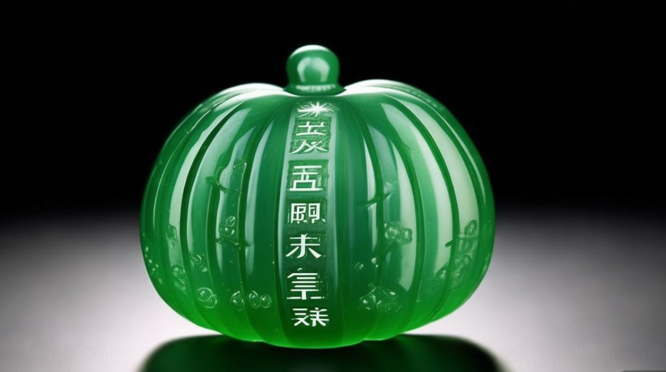 冰种翡翠吊坠福瓜