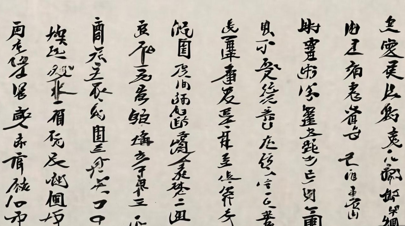送别书法作品