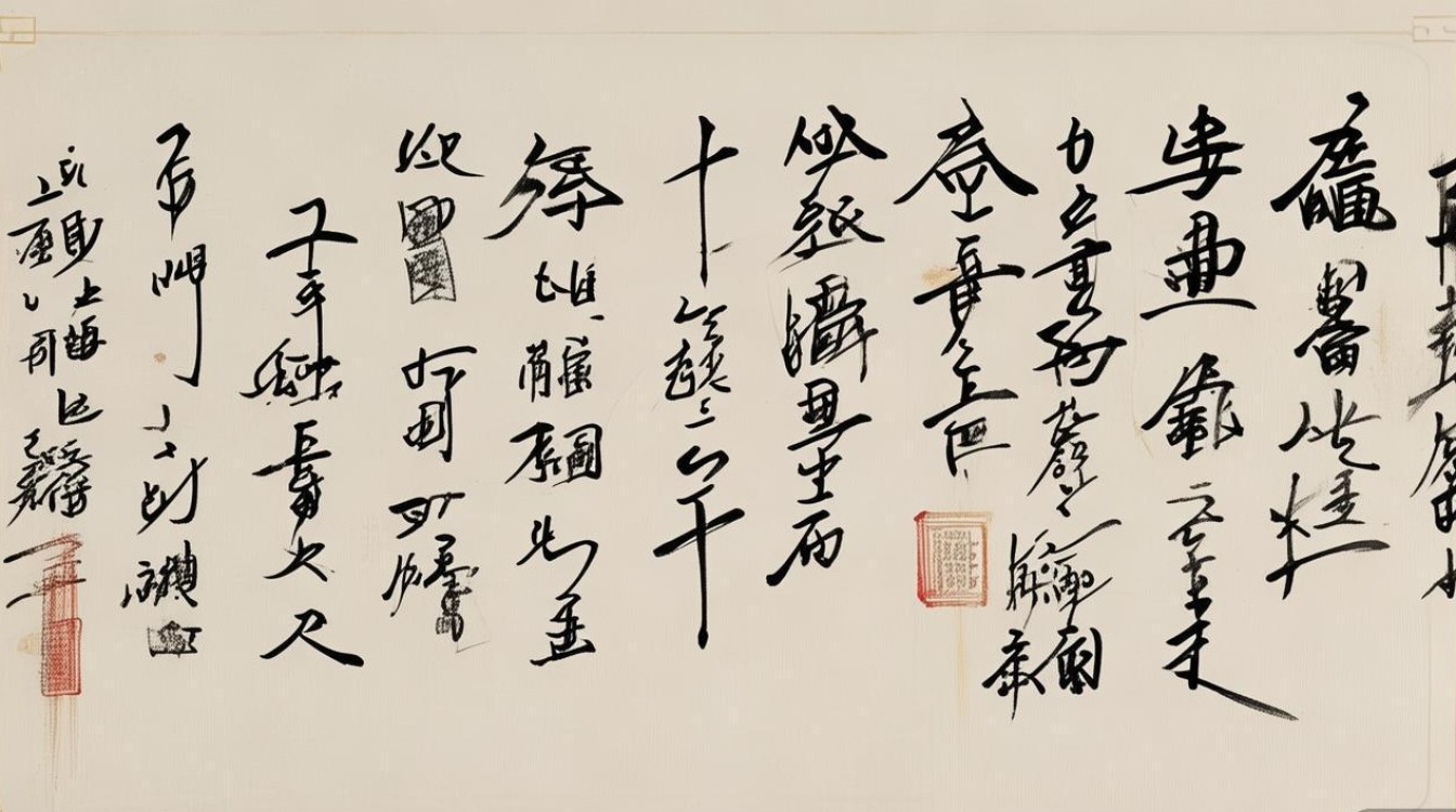 送别书法作品