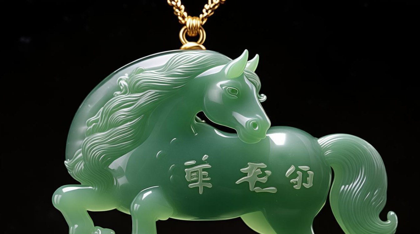 翡翠马吊坠的寓意